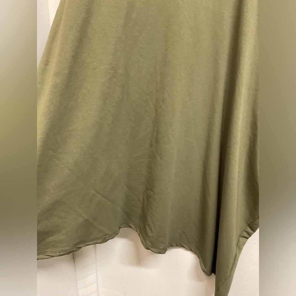Green Marcella NYC Samantha Crewneck Asymmetric  Dress Size XS - Picture 3 of 8